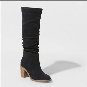 Universal thread black lanae boots size 7.5